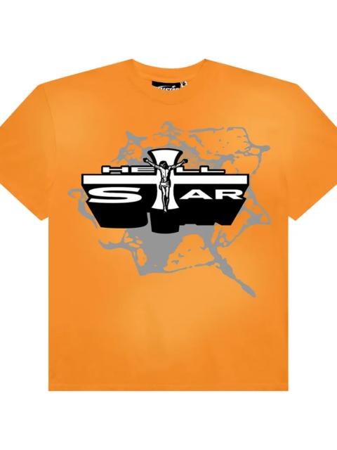HELLSTAR Jesus Emblem T-Shirt "Orange" HSR059