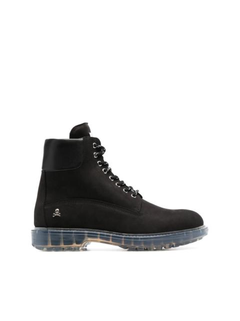 PHILIPP PLEIN The Hunter lace-up ankle boots