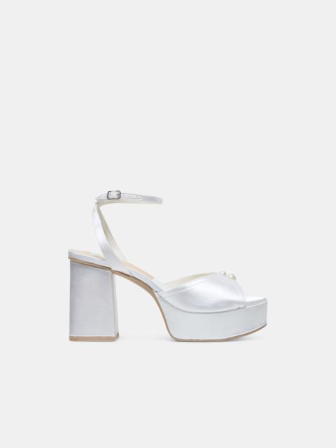 dolce vita BRYLA HEELS WHITE SATIN