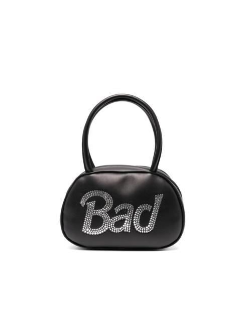 Bad crystal-embellished tote bag