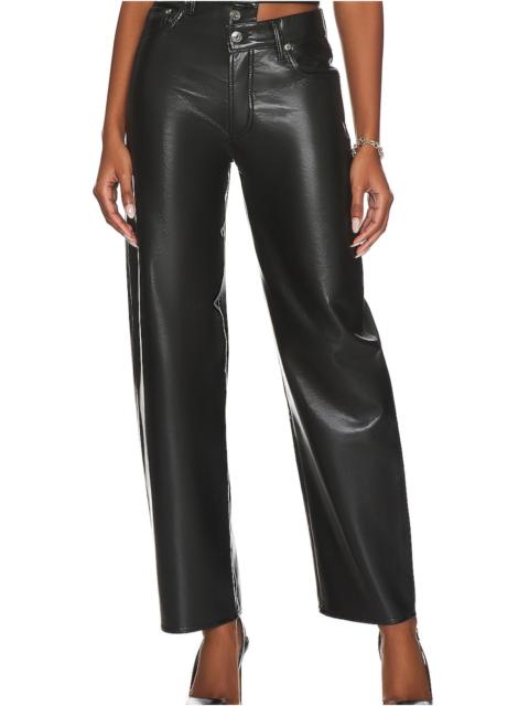 AGOLDE Recycled Leather Broken Waistband