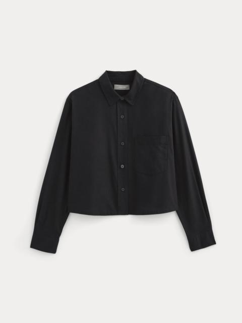 EVERLANE THE WAY-SHORT SHIRT IN SILKY COTTON