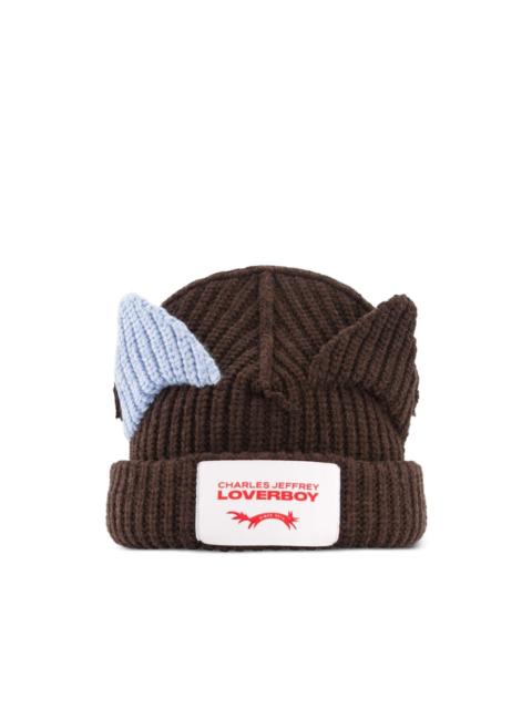 CHARLES JEFFREY LOVERBOY Chunky Ears beanie hat