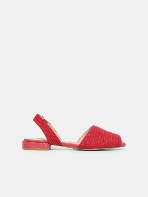dolce vita MARZY SANDALS RED RAFFIA