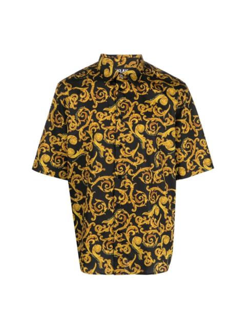 baroque-pattern cotton shirt