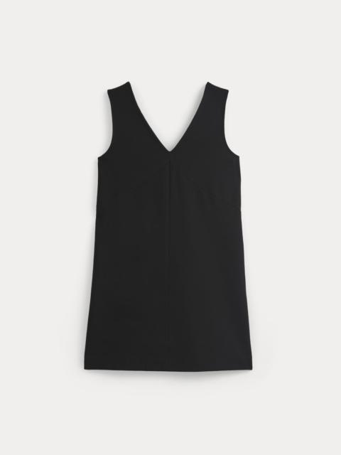 EVERLANE PONTE V-NECK MINI DRESS