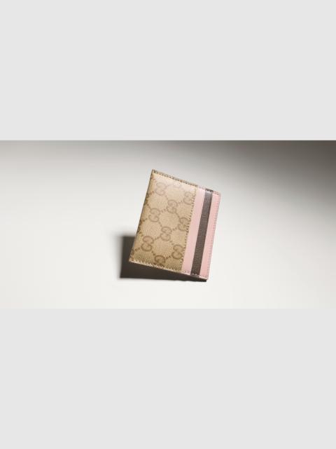 GUCCI Zip card case with multicolor slots
