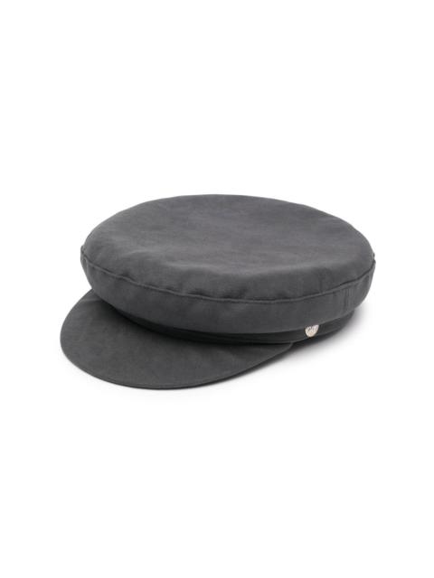 MANOKHI velvet baker boy cap