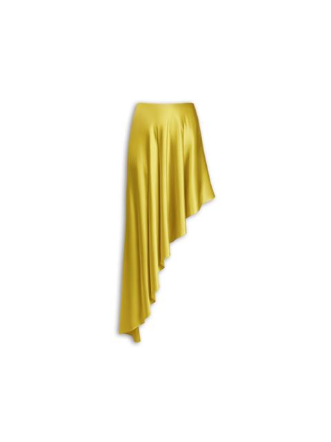 Alaïa POINTED SATIN SKIRT
