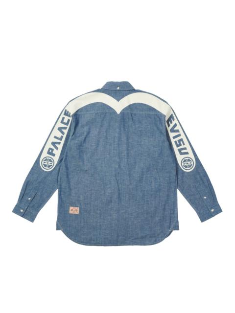 PALACE PALACE EVISU CLASSIC DAICOCK DENIM SHIRT MULTI