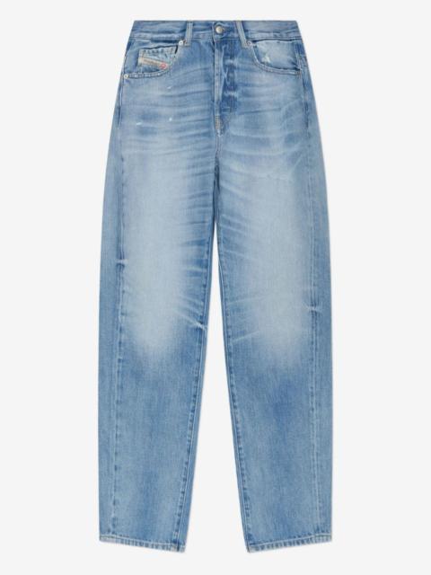 Diesel distressed light-wash jeans