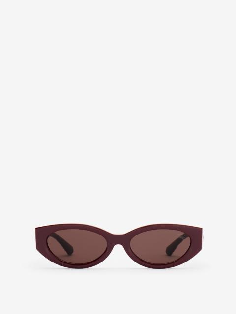 Burberry Knight Stamp Oval Sunglasses