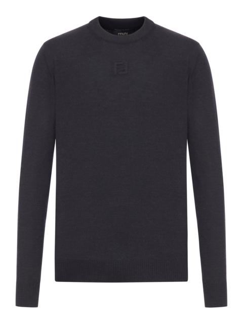 FENDI CREW NECK WOOL SWEATER