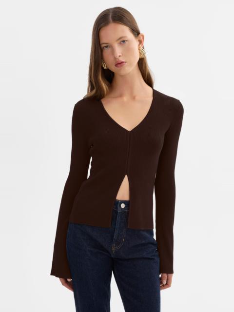 LAMARQUE ARACELLI | Ribbed Knit Top