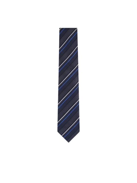 Brioni striped-pattern tie