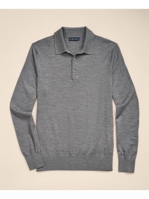 Brooks Brothers Ultimate Merino Wool Polo Sweater