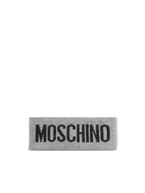 Moschino logo-intarsia headband