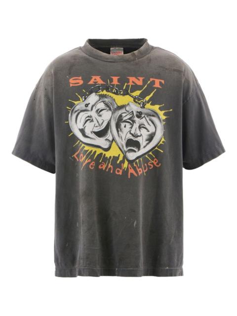 SAINT M×××××× crew-neck cotton T-shirt
