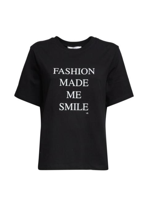 Victoria Beckham Fashion Made Me Smile cotton T-shirt