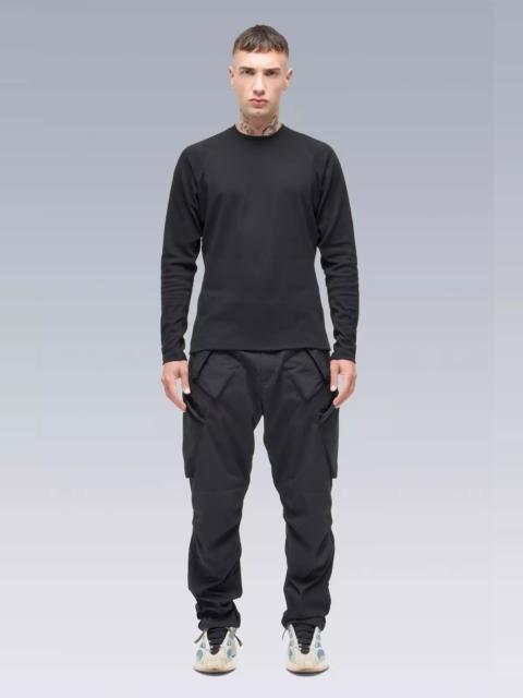 ACRONYM S27-PR Cotton Rib Longsleeve Shirt Black