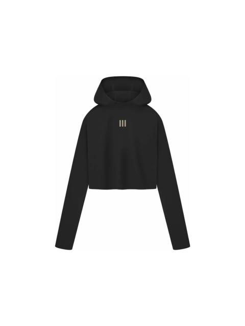 Fear of God Fear of God Athletics Women's Base Layer Crop Hoodie Black