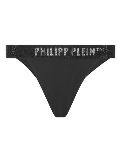 PHILIPP PLEIN logo-band bikini bottoms
