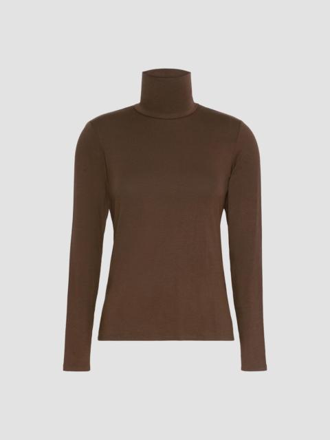WEEKEND Max Mara Women's Stretch Viscose Jersey Top - Dark Brown