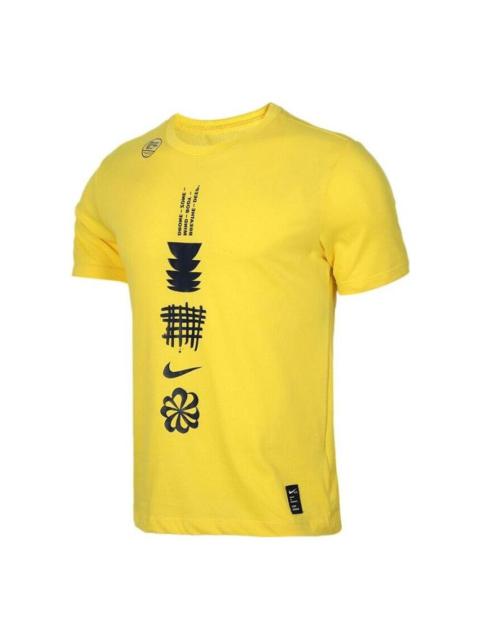 Nike Nike Logo Tee Yellow BV7833-703