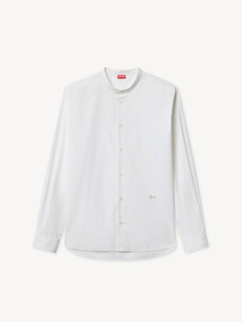 KENZO 'KENZO Signature' officer collar shirt in cotton