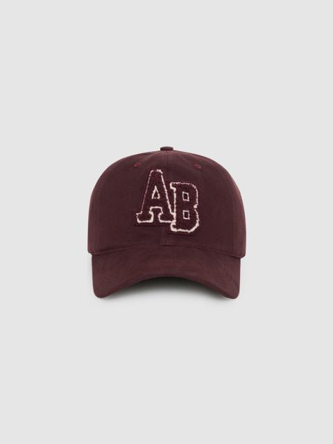 ANINE BING Jeremy Baseball Cap Letterman - Dark Burgundy