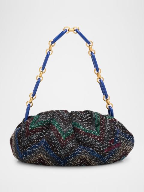Missoni Small Sequin Chevron Pouch Shoulder Bag