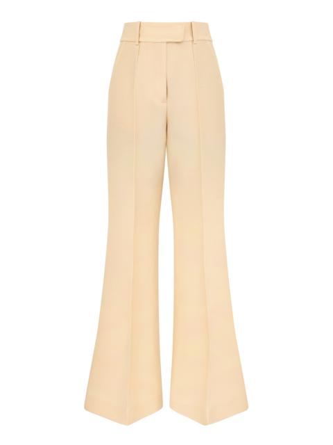 Zimmermann LUNA WOOL SILK FLARE PANT