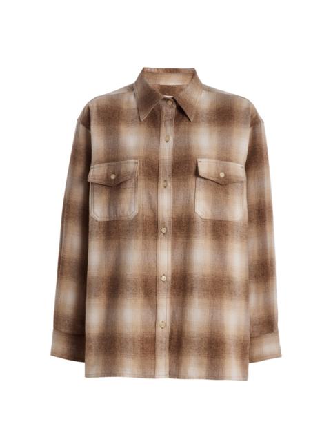 Citizens of Humanity Kota Plaid Cotton Flannel Shirt