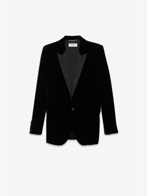 SAINT LAURENT tuxedo jacket in velvet