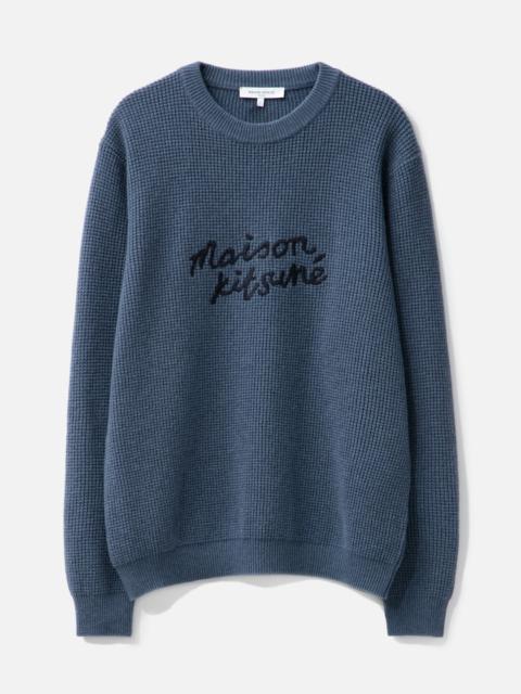 Maison Kitsuné MAISON KITSUNÉ HANDWRITING COMFORT JUMPER