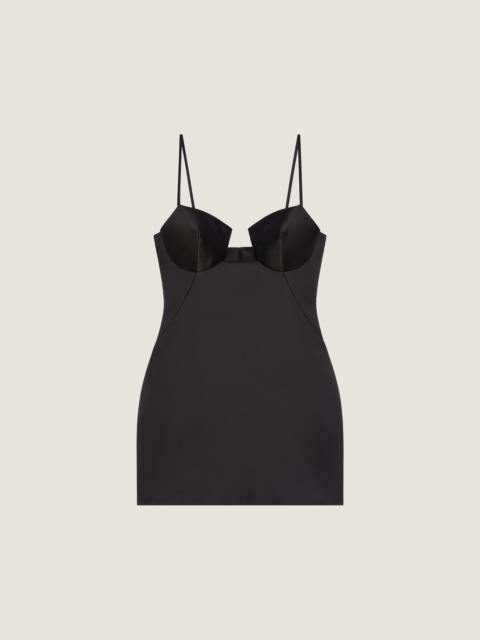 Givenchy CUTAWAY MINI DRESS IN SATIN