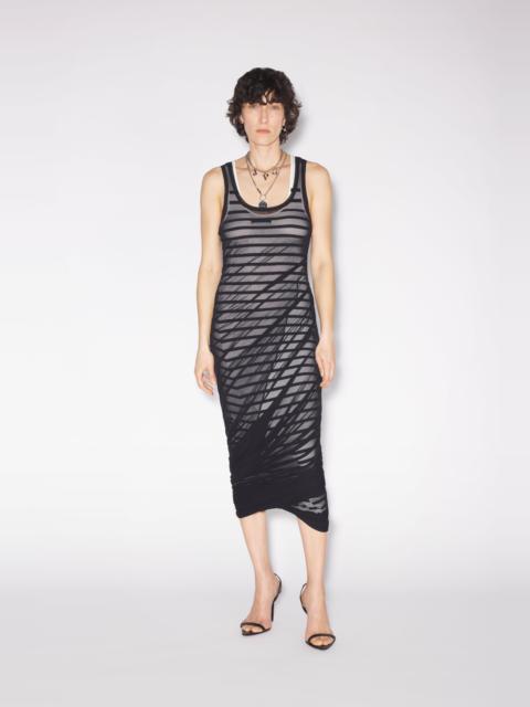 THE MID-LENGTH KNIT MARINIÈRE DRESS