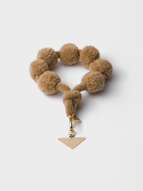 Prada Wool smartphone wrist strap