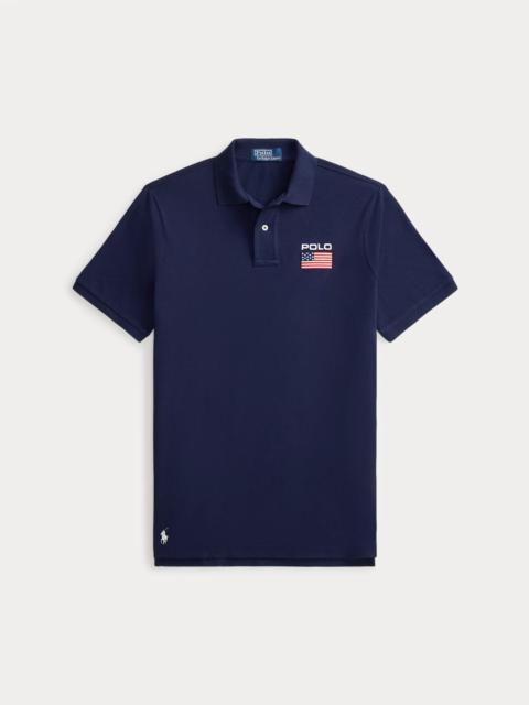 Polo Ralph Lauren Classic Fit Flag Mesh Polo Shirt