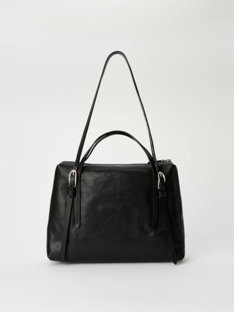 Our Legacy Lever Shoulder Bag Tire Black Forever Cowhide