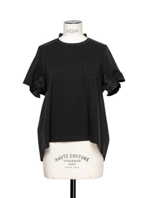 sacai Cotton Poplin x Cotton Jersey T-Shirt
