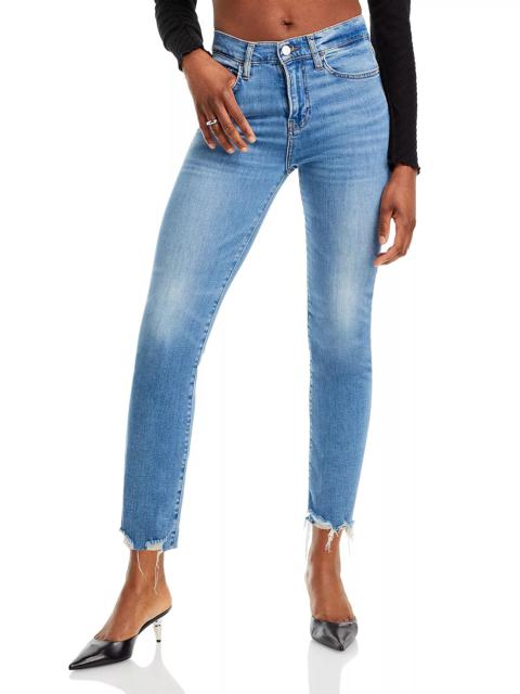 FRAME Le High Rise Straight Ankle Jeans