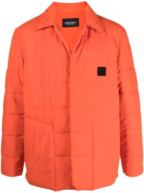A-COLD-WALL* logo-patch padded jacket