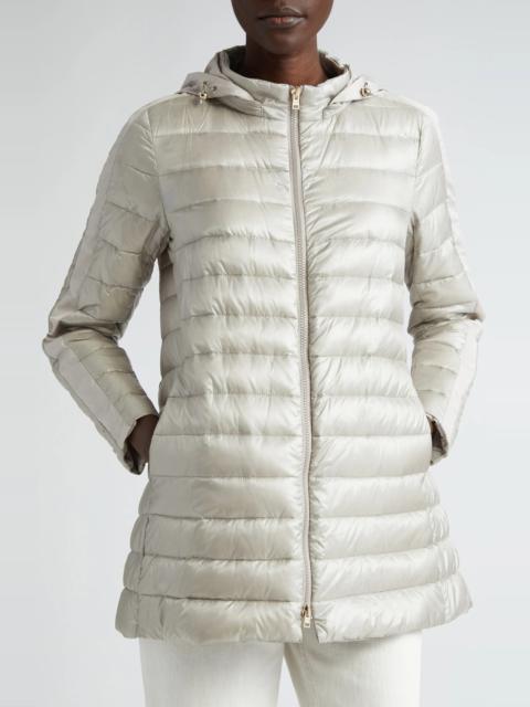 Hooded Ultralight Nylon Down Jacket