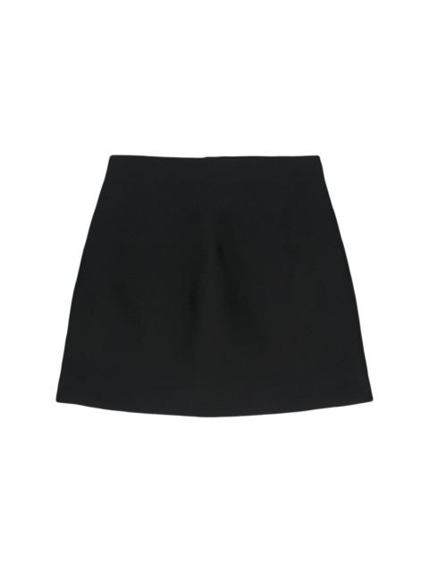 Jil Sander fine-ribbed mini skirt