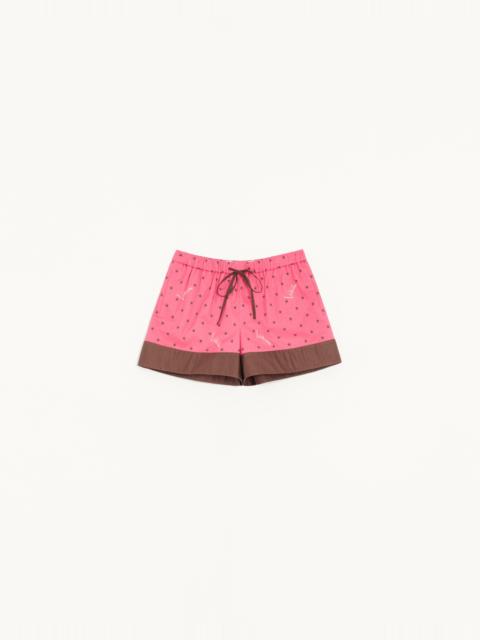 Valentino STARRY SIGNATURE MUSLIN SHORTS