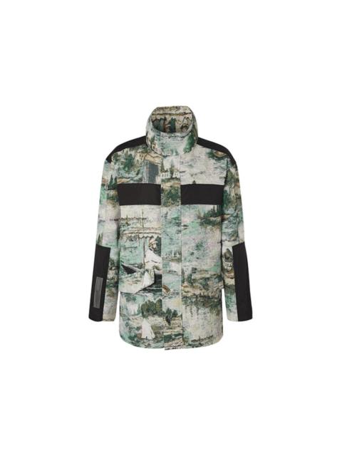 Off-White OFF-WHITE Jacquard Lake Parka Jacket Multicolor