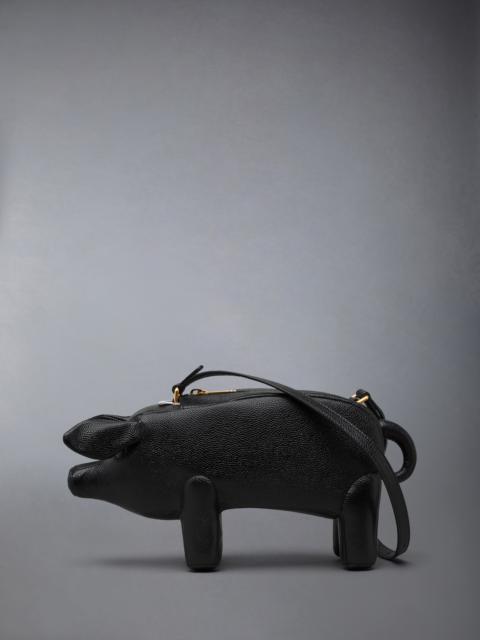 Thom Browne BABY PIG BAG IN PEBBLE GRAIN LEATHER