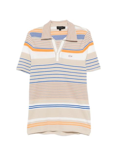 LACOSTE striped polo shirt