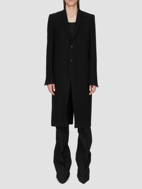 Rick Owens Men's Concordian New Wool Coat - Black